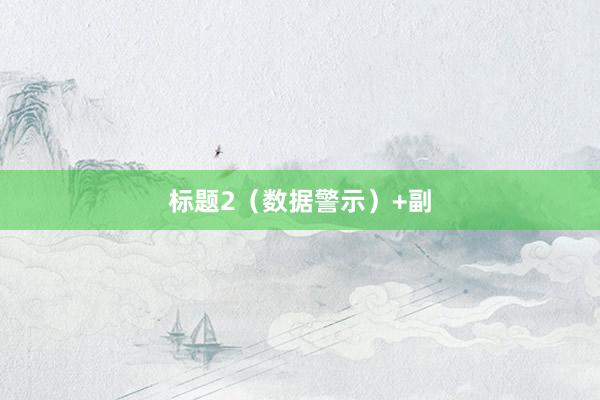 标题2（数据警示）+副